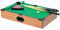 Spetebo Mini Tischbilliard aus Holz mit Zubehör - 50 x 30 cm - Kleiner Pool Billardtisch komplett Set - Poolbillard Snooker inklusive Queues und Kugeln