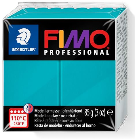STAEDTLER 8004-32 - Fimo Professional Normalblock, 85 g, türkis