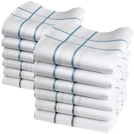 merrysquare - Taschentücher für Herren, diskret, groß, 40 cm x 40 cm, 100% Baumwolle, Modell Elliott (12)