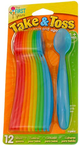 First Years Take & Toss Infant Spoons 12ct