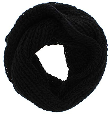 Zac's Alter Ego Cosy Knitted Winter Loop Scarf, Chunky Knitted Snood Cowl Neck Warmer - Multiple Colour Options