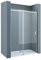 doporro Porta Doccia Scorrevole per Nicchia 125x195 cm, Box Doccia in Vetro Temperato Trasparente 8 mm Anticalcare - Teramo04-2
