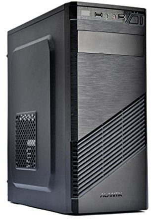 Alantik CASA31 - Case ATX Mid-Tower, con alimentatore 500W, Ventola 120mm e Cavo Alimentazione SHUKO inclusi