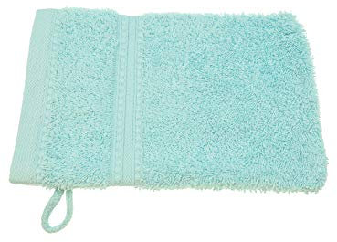 Julie Julsen® Bio Waschhandschuhe in 32 Farben erhältlich weich und saugstark Babyblau 15x21 cm