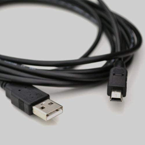 Mr. Gadget's Solutions 3 meter lång mini-USB-data- och laddningsströmkabel, kompatibel med Nextbase 312GW – bilkamera – videokamera för fordon