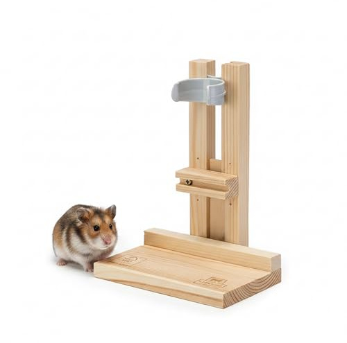 Ferplast Support pour Abreuvoir pour Hamsters 75 CC et 150 CC, en Bois, Hamster, Souris
