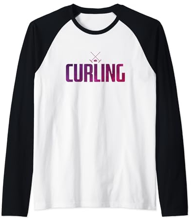 Curling Eisstein Curling Besen Wintersport Raglan