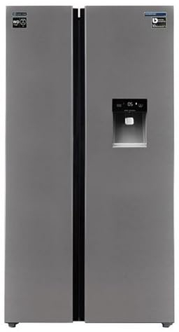 INFINITON | Frigorífico SBS-503A77XED | Capacidad 503 L | Con dispensador de agua | No frost | Altura 176,8cm | Clase E