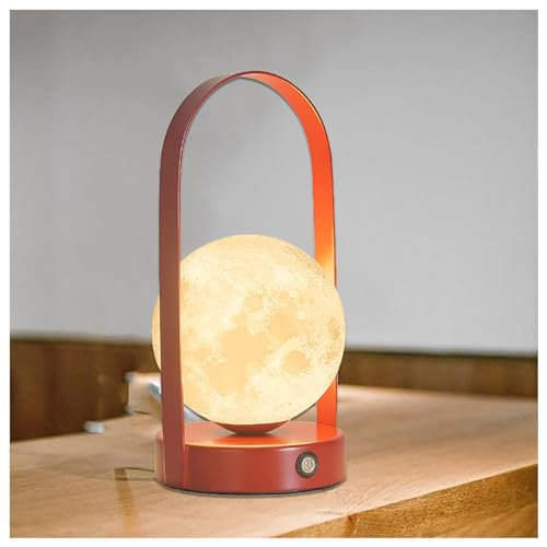 ARTSIM Dimmerabile Luce per Lettura Libri a Letto, Lampada LED Ricaricabile 2000mah Con Type-C E Dimmerazione a Sfioramento, Lampada Da Scrivania Per Soggiorno Camera Da Letto,D