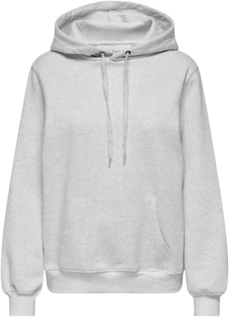 Onldaze L/S Sweat à Capuche SWT Noos, Gris Clair chiné, XS