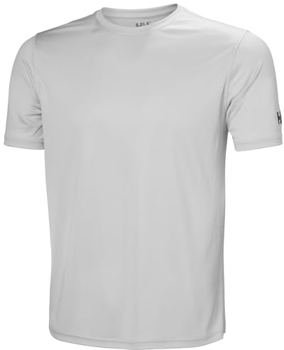 Helly Hansen HH Tech T-Shirt 2.0 Maglietta da Escursionismo, Grigio Nebbia, M Uomo