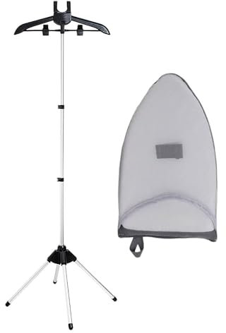 Support De Fer À Vapeur – Repassage Vapeur Vertical | Support Vapeur Portatif Pour Vêtements | Support Télescopique Pour Défroisseur De Vêtements | Défroisseur À Vapeur Pour Hôtels Usines Aisons