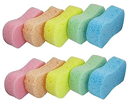 ULTECHNOVO 10stücke Autowaschschwämme Im Knochendesign Hochdichte Und Poröse Schwämme Zum Polieren Und Waschen Von Autos Fahrrädern Und Haushaltsgegenständen