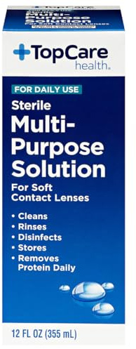 Topcare, Health Daily Use Multi Purpose Contact Lens Solution, 12 Ounce