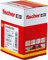 Fischer 50354 Lot de 50 chevilles à clou N 6 x 40/10 S