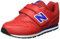 New Balance Jungen 373 YV373ERB Medium Sneaker, Red (Team Red ERB)