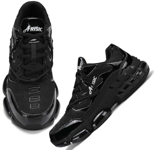 KCVTD Steel Toe Shoes for Men Indestructible Work Shoes Lightweight Steel Toe Sneakers Women Puncture Proof Non Slip Composite Toe Safety Zapatos Black