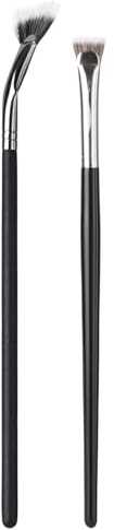 Celuicion Brosse éventail à mascara pour cils | Pinceau éventail à plis angulaires | Brosse à mascara ondulée et inclinée - Outil cosmétique portable pour filles et femmes