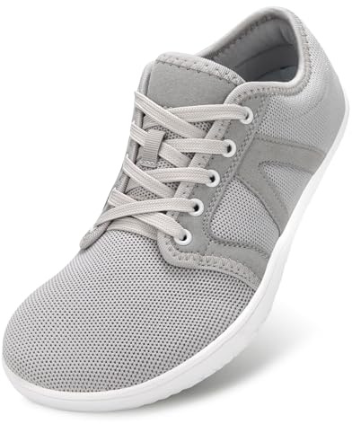 Padgene Wide Barefoot Shoes for Men Outdoor Trail Running Minimalist Walking Shoes Wide Toe Box Shoes Lightweight and Breathable