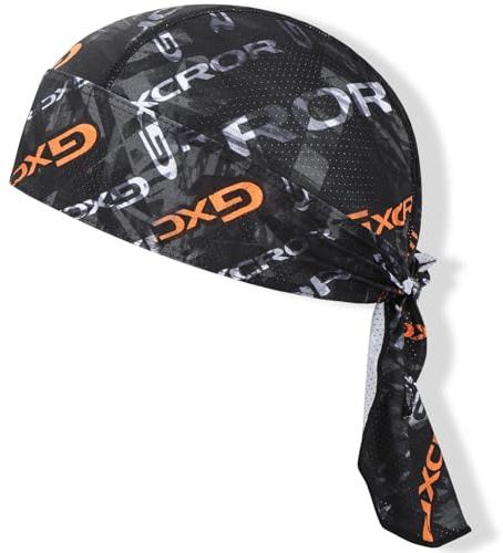 GXCROR Sports Bandana Cap Bandana Kopftuch Fahrrad Kopfbedeckung Atmungsaktiv nimmt Schweiß auf Hat