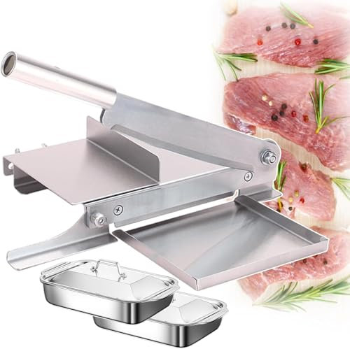 Cortafiambres, Cortadora De Fiambre, Máquina cortadora de carne Manual con cuchilla, cuchillas de carne comerciales, cortadora de alimentos, cortador de huesos de espesor for costillas de res