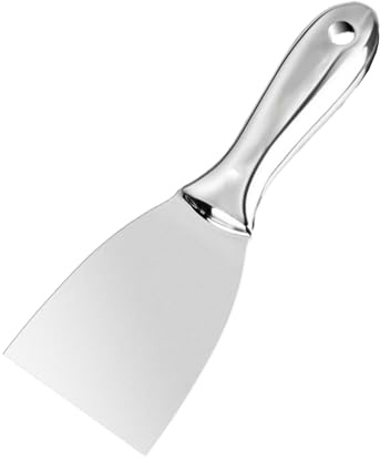 Raschietto in acciaio inox per intonaco liscio per pareti lisce, intonaco, strumento per raschiare giunti resistenti alla ruggine