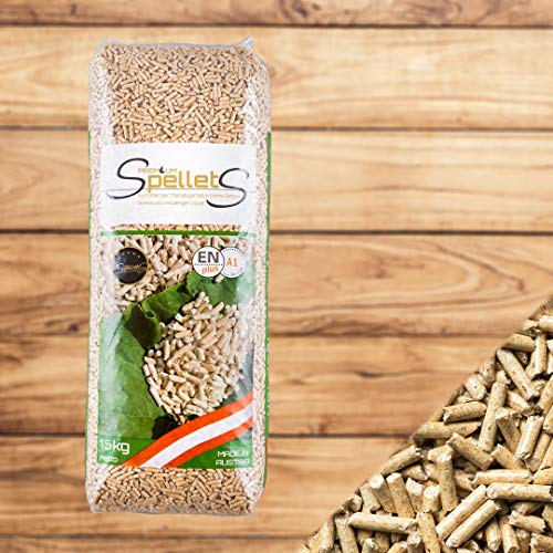 Pellet di legno, pellet di combustione, 30 kg (2 x 15 kg)