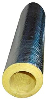 TRGCJGH Guscio del Tubo di Isolamento Termico in Lana di Vetro in Lana di Roccia, Tubo di Isolamento Termico, Materiale di Isolamento Termico del Tubo del Vapore,4.2 * 2in