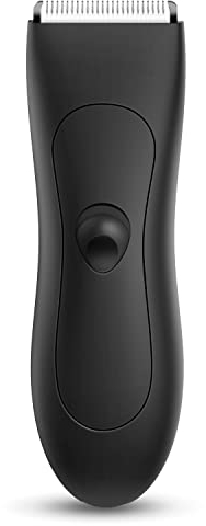 Depilatore Uomo, HAOPBULK Palla Per Ascella Toracica Rasoio Parti Intime Toelettatore Per il Corpo, Uso Bagnato e Asciutto Impermeabile con Testine in Ceramica