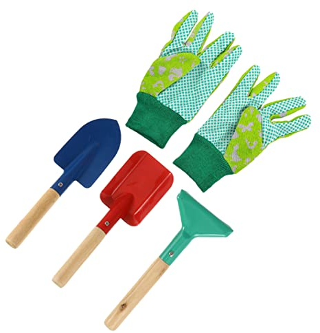 ABOOFAN 5st Pflanzwerkzeuge Für Kinder Spielzeug Kindergartengeräte Schaufel Gartengeräte Für Den Garten Gartenschaufel Für Hölzern Rechen Draussen