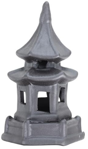 BESPORTBLE 3St Keramik Turmverzierung chinesische Pagodenstatue Ornament buchaufsteller Wohnkultur Zubehör für Aquarien Mini-Turm-Statue Miniatur-Turm-Dekor Pflanze Dekorationen Panzer Bonsai
