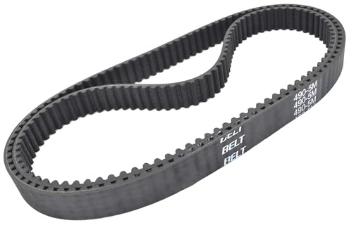 Generic 600-HTD5M-15 Timing Belt, 600mm Length, 5mm Pitch, 15mm Width, Synchronous Belt, HTD5M Endless Rubber Geared-Belt, Accessory Replacement Belt, 2pcs