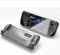 Steam Deck - Custodia protettiva per console di gioco OLED, guscio rigido, cover posteriore raffreddante, bianco trasparente, materiale TPU, custodia protettiva e trasporto Steam Deck OLED