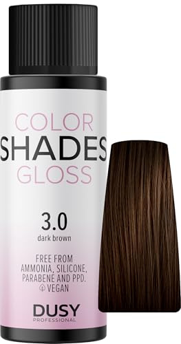 Dusy Color Shades 3.0 dunkelbraun 60 ml | erfrischt die bestehende Haarfarbe | ammoniakfreie Gel-Cremetönung
