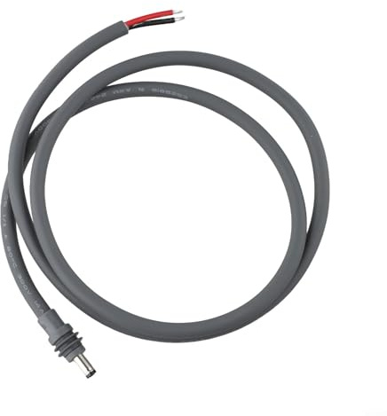 1 st 14 AWG DC strömkabel förlängningssele kompatibel med Starlink mini gör-det-själv-kabelanvändning med 2 kärnmantlade kablar hög temperaturbeständig (1 m)