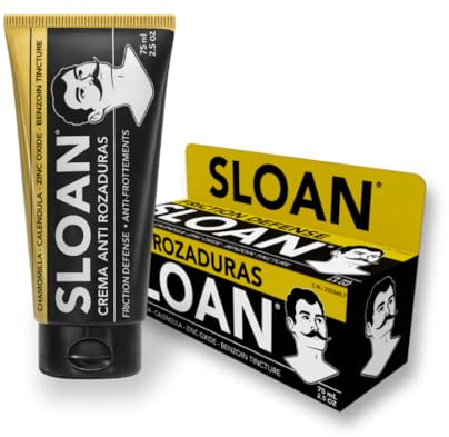 SLOAN Crema Anti Rozaduras 75 ML Barrera Protectora con Óxido de Zinc, Caléndula y Manzanilla Terapia Avanzada contra Fricción e Irritación