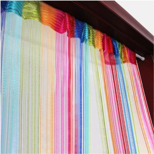 Tangpan 6 Color Colorful Door Window Panel Room Divider Curtain String Strip Tassel in Party Events
