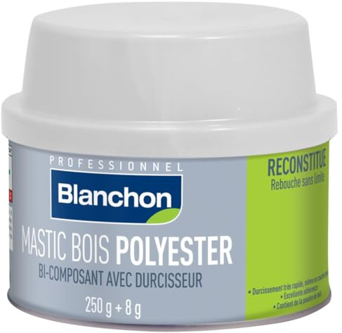 Mastic bi composant bois intérieurs/extérieurs pin 150 ml 2108703 BLANCHON
