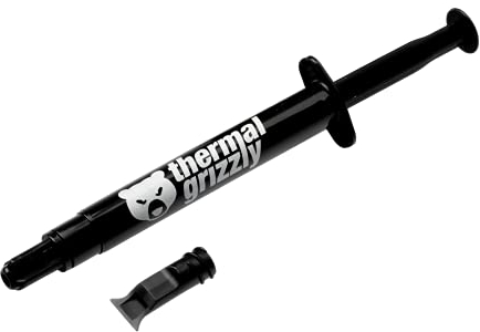Thermal Grizzly - Hydronaut - 3.9 Gramm/1.5 ml - Leitfähige Hochleistungs-Wärmeleitpaste - Ideal für Luft- und Wasserkühlung von CPU/GPU/PS4/PS5/Xbox - Für große Kühlflächen