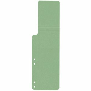 Connect Aktenschwänze 100x320mm 320g/qm 4-fach gelocht VE=100 Stück grün