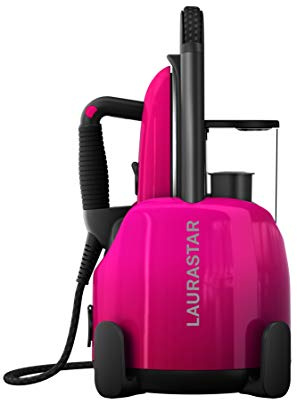 Laurastar Lift Plus Steam Iron in Pinky Pop: Swiss Engineered 3-in-1 Steam Generator That Irons, Steams, and Purifies Your Clothes
