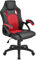 Juskys Racing Schreibtischstuhl Montreal ergonomisch höhenverstellbar & gepolstert 120 kg belastbar Bürostuhl Drehstuhl PC Gaming Stuhl - rot