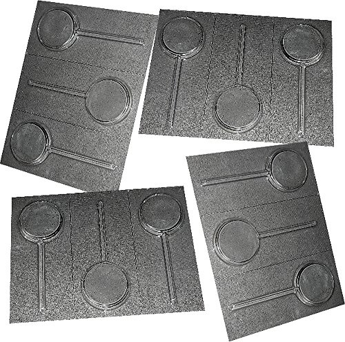 Round Chocolate Lollipop Moulds x 12 Cavities Lolly Molds