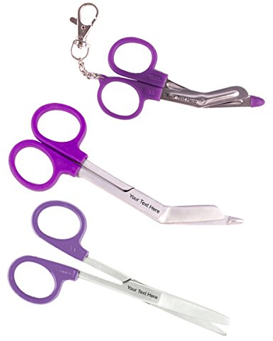 Pflege scheren set mit GRATIS GRAVUR! (Lila)