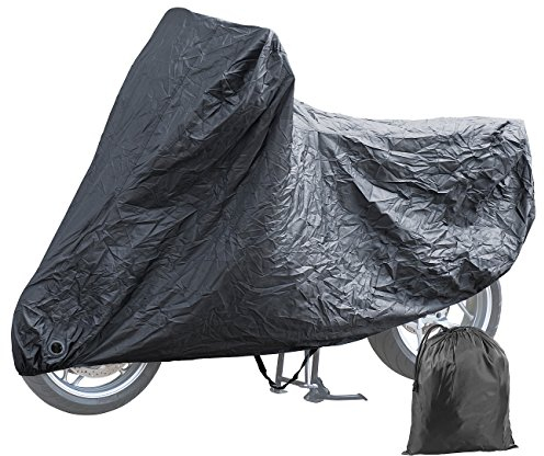 PEARL Motorradgaragen: Wasserabweisende E-Bike- & Motorrad-Vollgarage (M), 228 x 98 x 122 cm (Motorradschutzhülle, Fahrradgaragen, Abdeckhaube)