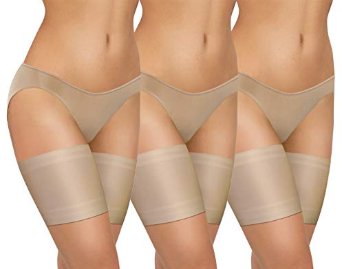 sesto senso lårband sexig elastisk anti-friktion med 4 silikonremsor