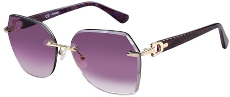 ZENOTTIC Oversize Occhiali da Sole da Donna Grandi Senza Montatura Lenti Sfumate con Taglio Geometric a Diamante con Protezione UV Fashion Shades Moda