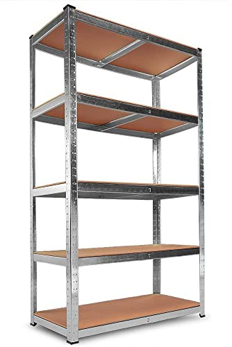 N.G. NICCOLAI - NICCO SHOP - SCAFFALE METALLO 5 RIPIANI IN MDF 90X40X180(H) CM. (1, Metallic)