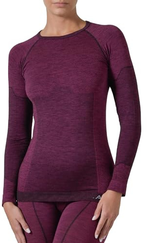 Risalti Maglia Termica Uomo e Donna Lana Merino - Intimo Termico Unisex Manica Lunga Traspirante, Abbigliamento Termico Invernale Senza Cuciture - Made in Italy