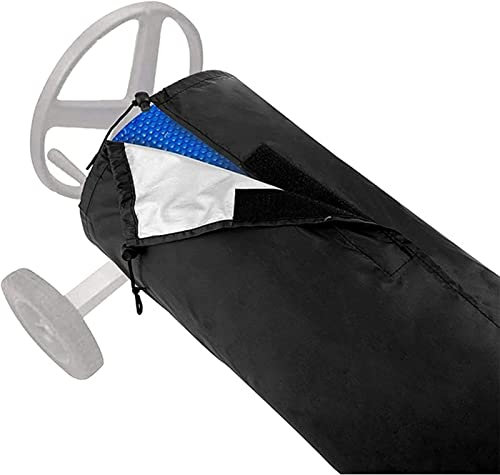 XINXI Housse De Protection Imperméable Et Résistante pour Enrouleur Solaire, Enrouleur De Couverture De Piscine Couverture Solaire, Couverture Enrouleur Bâche Piscine Tissu Oxford 16ft